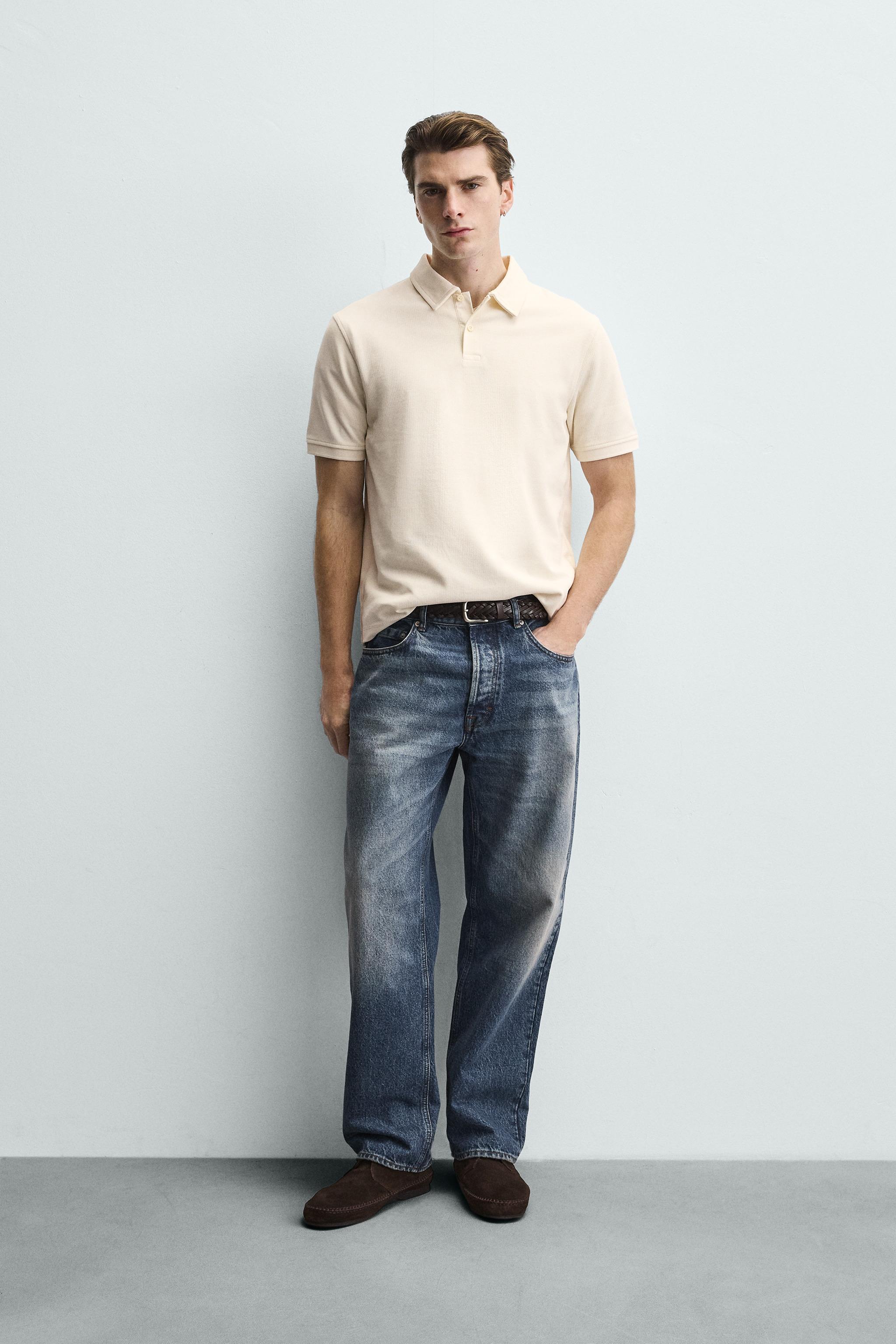POLO REGULAR FIT STRUCTURÉ